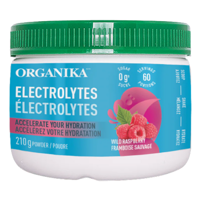 Organika Electrolytes Powder Wild Raspberry