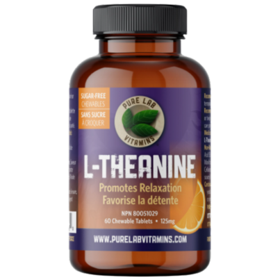Pure Lab Vitamins L-Theanine Chewables 125mg