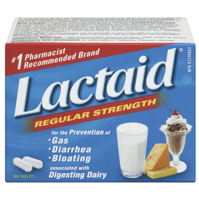 Lactaid Regular Strength Tablets