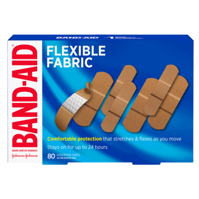 Band-Aid Flexible Fabric Adhesive Bandages Value Pack