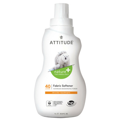 ATTITUDE Nature+ Fabric Softener Citrus Zest