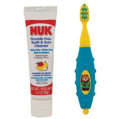 NUK Toddler Toothbrush & Cleanser Set