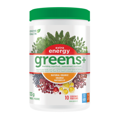 Genuine Health Greens+ Extra Energy Orange