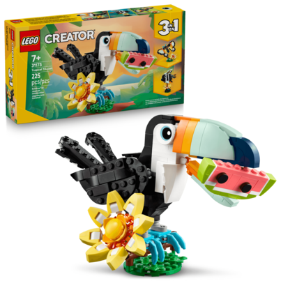 LEGO Creator 3in1 Wild Animals Tropical Toucan Figure Playset