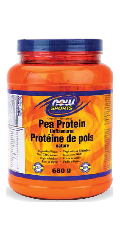 Buy Now Sports Organic Pea Protein Powder Unflavoured At Wellca Free Shipping 35 In Canada 0893