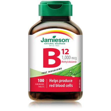 Buy Jamieson Vitamin B12 Fast Dissolving Sublingual Tablets At Well.ca ...