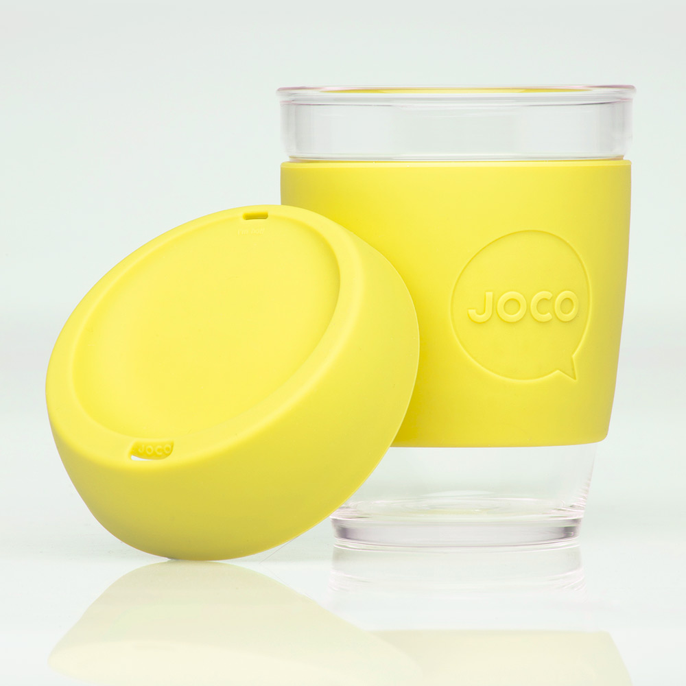 Buy JOCO Glass Reusable Coffee Cup in Lemon at Well.ca Free Shipping
