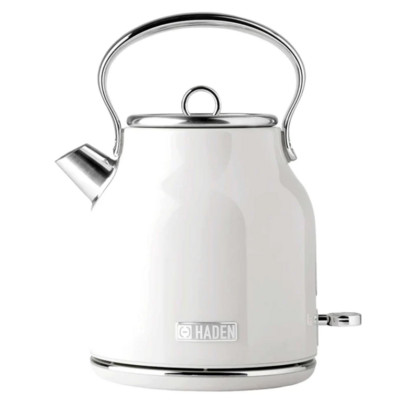 Haden Heritage 1.7L Electric Kettle Ivory White