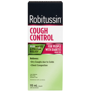 Robitussin DM Cough Control for People with Diabetes Robitussin DM Cough Control for People with Diabetes