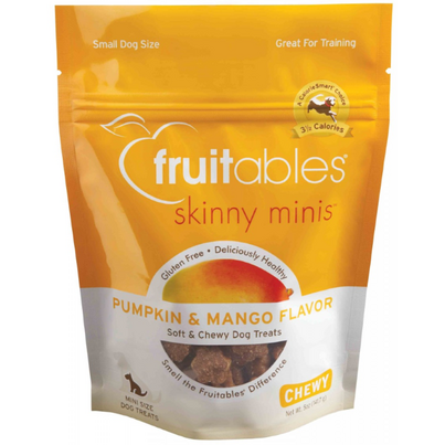 Fruitables Skinny Minis Semi Moist Dog Treats Pumpkin & Mango