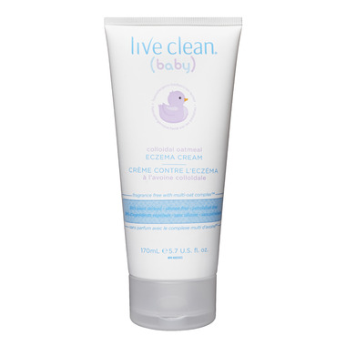 Live Clean Baby Soothing Oatmeal Relief Eczema Cream