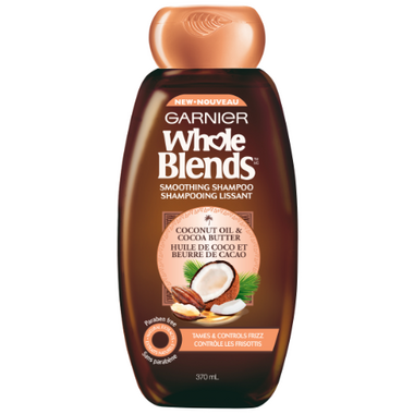 Garnier Whole Blends Coconut Oil Cocoa Butter Smoothing Shampoo Garnier Whole Blends Coconut Oil Cocoa Butter Smoothing Shampoo