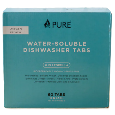 Pure Water-Soluble Dishwasher Tabs