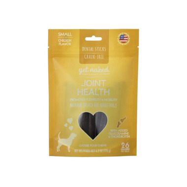 Natural Polymer Int. Get Naked Joint Health Small Chew Sticks for Dogs Natural Polymer Int. Get Naked Joint Health Small Chew Sticks for Dogs