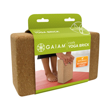 Gaiam Cork Yoga Brick 
