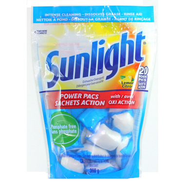 Buy Sunlight Dishwasher Power Pacs with Oxi Action at Well