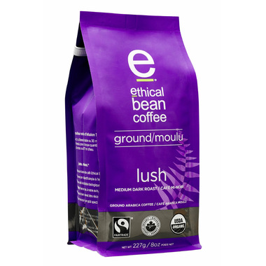 Ethical Bean Ground Coffee Lush Medium Roast Ethical Bean Ground Coffee Lush Medium Roast