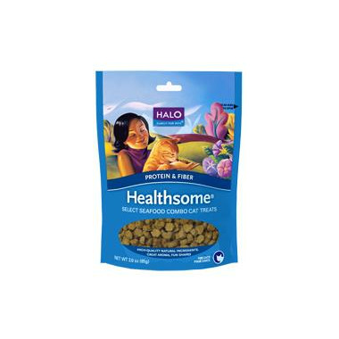Halo Grain-Free Healthsome Cat Treats With Select Seafood Combo Halo Grain-Free Healthsome Cat Treats With Select Seafood Combo