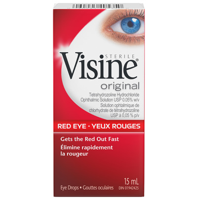 Visine Original Eye Drops for Red Eye
