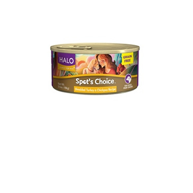Halo Spot\'s Choice For Dogs Shredded Turkey & Chickpea Recipe Halo Spot\'s Choice For Dogs Shredded Turkey & Chickpea Recipe