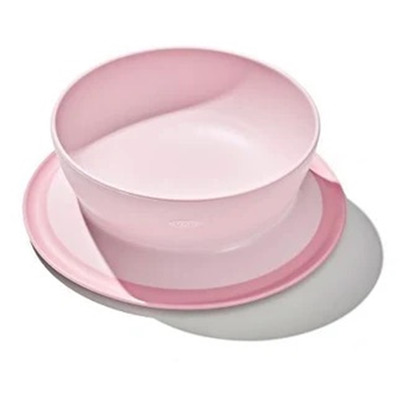 OXO Tot Stick & Stay Suction Bowl Blossom
