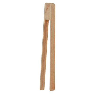 Fox Run 8 Inch Wooden Toaster Tongs