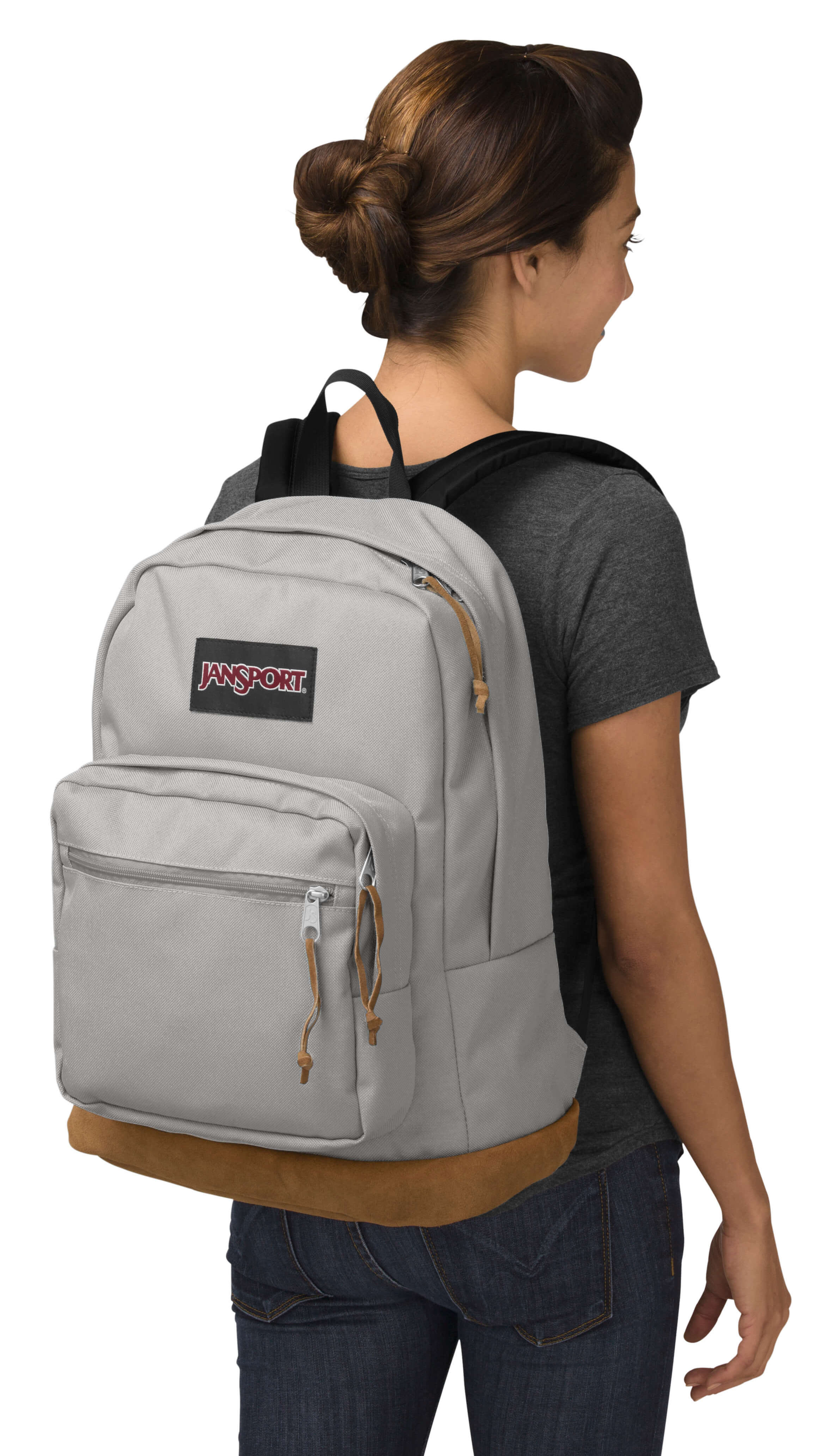 Buy Jansport Right Pack Backpack Grey Rabbit from Canada at www.bagsaleusa.com - Free Shipping