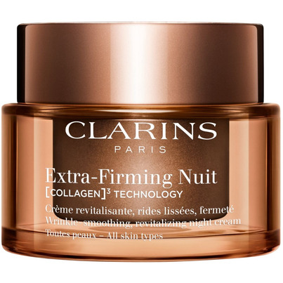 Clarins Extra-Firming Night Refillable Moisturizer with Collagen Polypeptide & Niacinamide​ 1.7 oz / 50 mL