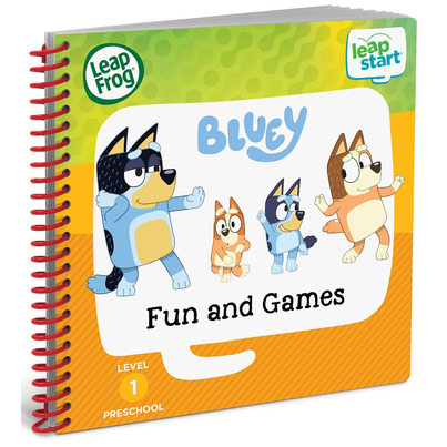 LeapFrog LeapStart Level 1: Bluey Fun and Games Book