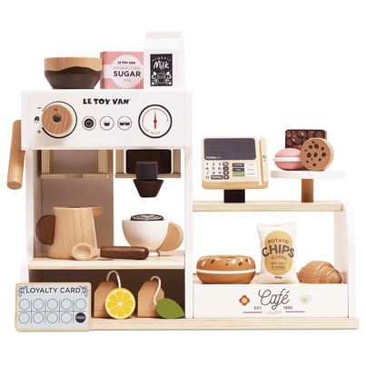 Le Toy Van Wooden Barista Cafe Shop