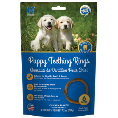 NPIC N-Bone Puppy Teething Ring Pack Chicken Flavor
