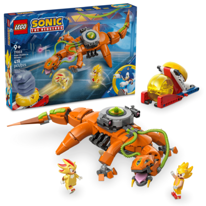 LEGO Sonic the Hedgehog Super Shadow vs. Biolizard Building Toy for Kids