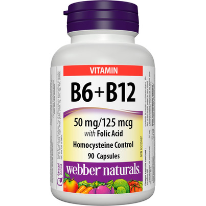 Buy Webber Naturals Vitamin B6, B12 & Folic Acid from