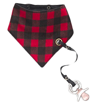 Shop Elektrik Kidz Bandana Snap Bib Lumberjack