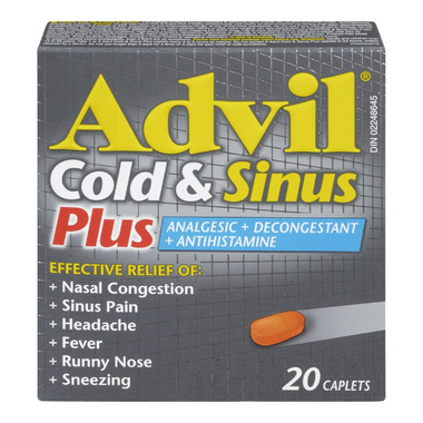 Buy Advil Cold & Sinus Plus Caplets at Well.ca | Free Shipping $35+ in ...