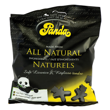 licorice natural panda soft bears