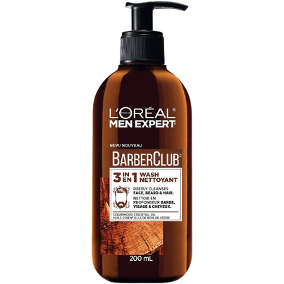 L'Oreal Paris Men Expert Face Wash 3-In-1 Cleanser Face, Beard + Hair Wash