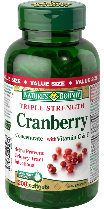 Buy Nature's Bounty Cranberry Concentrate With Vitamin C And E At Well ...