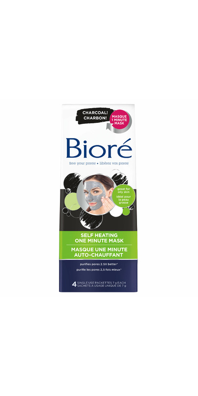 Biore Self Heating Mask With Natural Charcoal