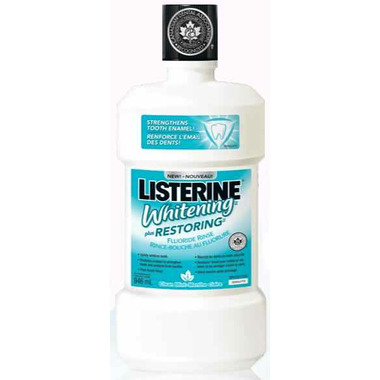 Buy Listerine Whitening plus Restoring Fluoride Rinse at 