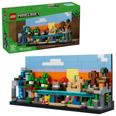 LEGO Minecraft Mini Biomes Gaming Art Building Set