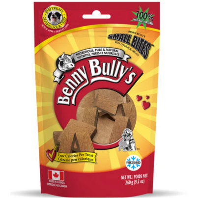 Benny Bully's Small Bites Dog Treats Liver Chops
