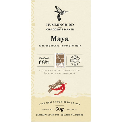 Hummingbird Chocolate Maya 68% Dark Chocolate