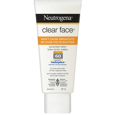 neutrogena sunscreen clear face