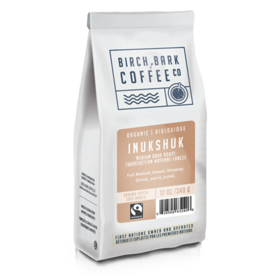 Birch Bark Coffee Co. Medium Dark Roast Ground Coffee Inukshuk
