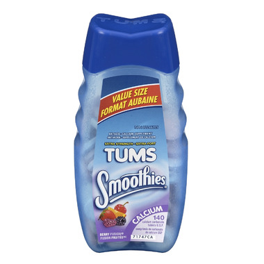 Tums Smoothies Extra Strength Antacid Calcium Tablets Value Size Tums Smoothies Extra Strength Antacid Calcium Tablets Value Size