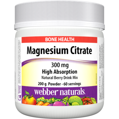 Webber Naturals Magnesium Citrate Powder Webber Naturals Magnesium Citrate Powder
