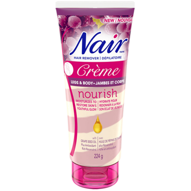 Nair Nourish Creme for Legs & Body with Grape Seed Oil Nair Nourish Creme for Legs & Body with Grape Seed Oil