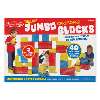 Melissa & Doug Deluxe Jumbo Cardboard Blocks Melissa & Doug Deluxe Jumbo Cardboard Blocks