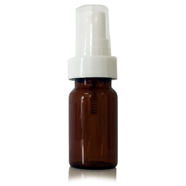 Cocoon Apothecary 20 mL Glass Amber Vial with White Mister SET OF 6 Cocoon Apothecary 20 mL Glass Amber Vial with White Mister SET OF 6